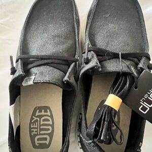 Hey Dude Women's Black Sneakers